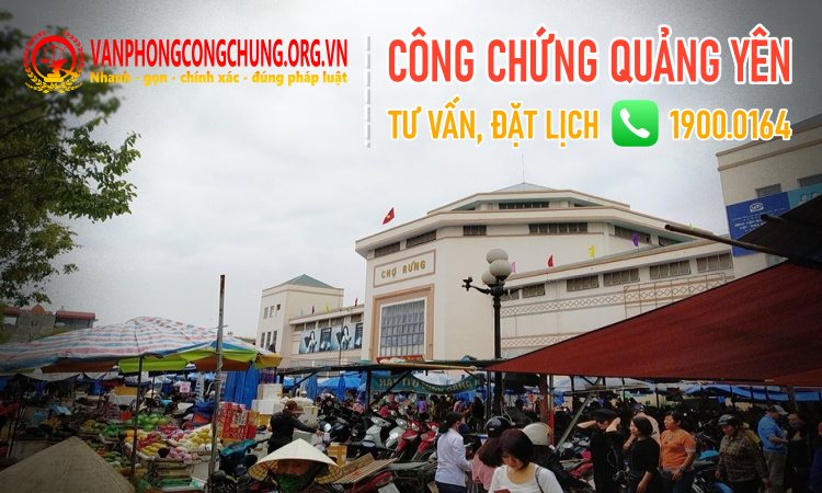 Số điện thoại văn phòng công chứng Quảng Yên