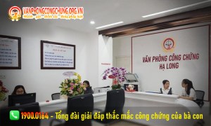 Văn phòng công chứng Hạ Long