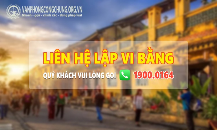 Số điện thoại văn phòng thừa phát lại lập vi bằng tại Việt Trì
