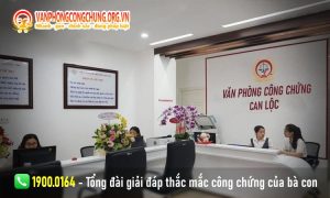 Văn phòng công chứng Can Lộc