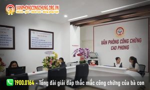 Văn phòng công chứng Cao Phong