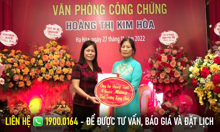 Văn phòng công chứng Hoàng Thị Kim Hòa - Hạ Hòa - Phú Thọ