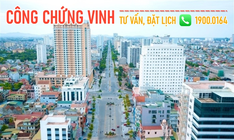 Dịch vụ công chứng trọn gói ở thành phố Vinh - Nghệ An