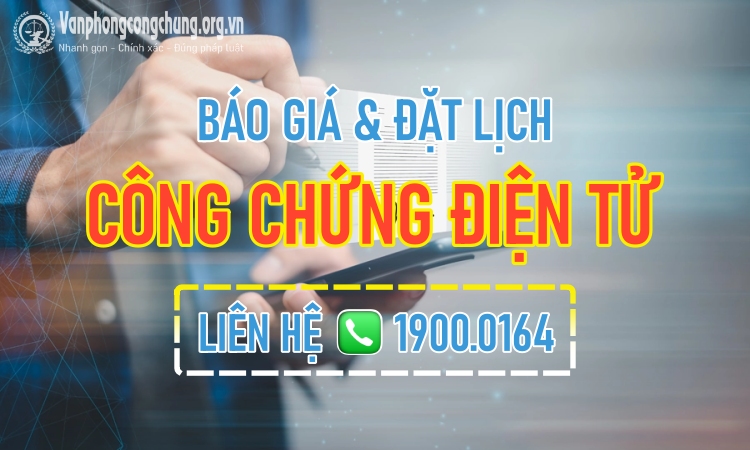 Công chứng điện tử Kinh Môn - Liên hệ hotline: 1900.0164 để nhận báo giá và đặt lịch